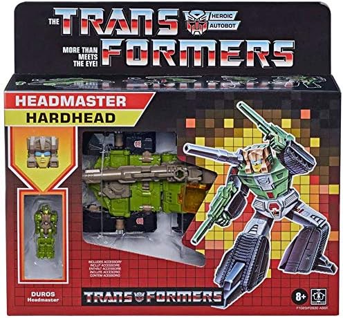 Transformers 2021 Modern Figure in Retro Packaging Autobot Headmaster Hardhead with Duros