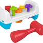 Fisher-Price Toddler Toy Tap Turn Bench Pretend Tools 2-Sided Construction Set