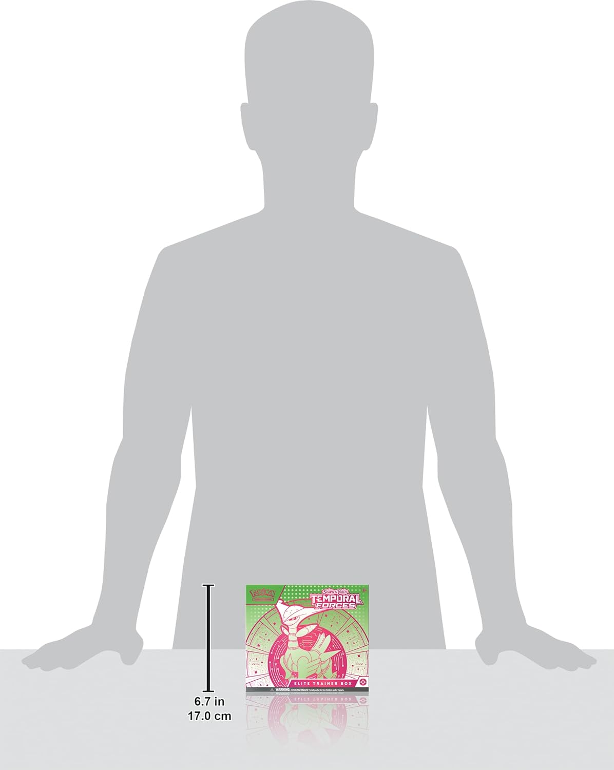 Pokemon TCG Scarlet and Violet Temporal Forces Elite Trainer Box Iron Leaves