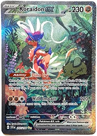 Pokemon - Koraidon ex 247198 - Scarlet Violet - Special Illustrator Rare - Holo Full Art