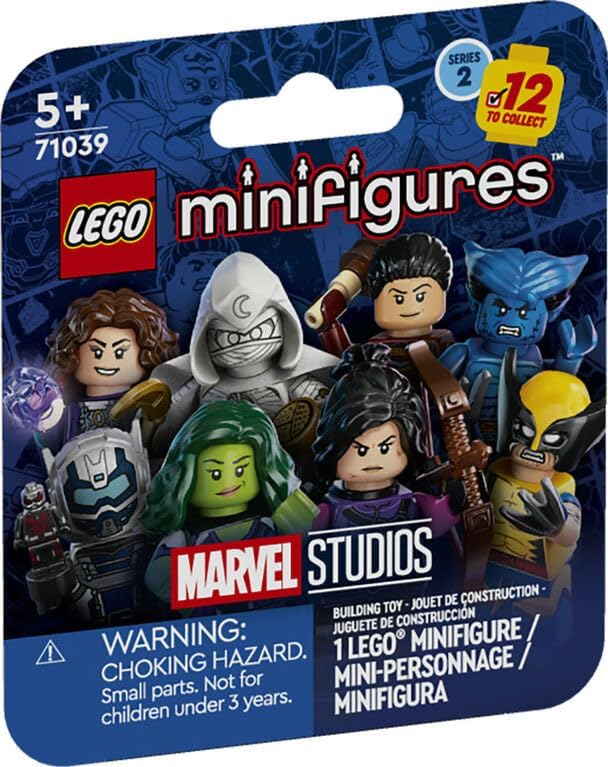 LEGO Marvel Series 2 Minifigure Complete Set of 12 Minifigures Beast Wolverine Moon