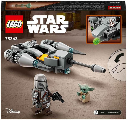 LEGO 75363 Star Wars Microfighter N-1 Mandalorian Hunter - Boba Fett Vehicle with Grogu Figure, Gift for Ages 6+