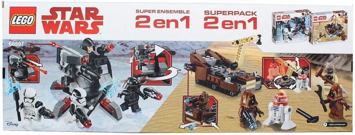 LEGO Star Wars Super Battle Pack 2 in 1 Includes Tatooine and First Order Specialist Packs