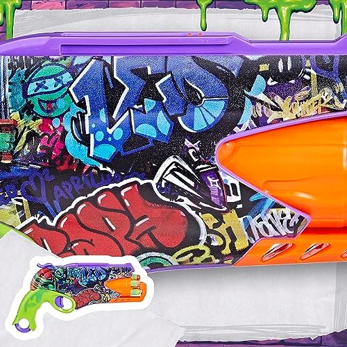 Nerf Teenage Mutant Ninja Turtles Dart Blaster 10 Elite Darts Easter Basket Stuffers Ages