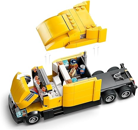 Yellow Delivery Truck