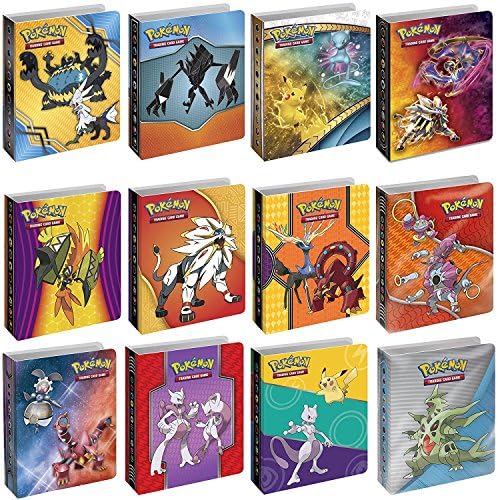 Pokemon 4 Pokemon Mini Album Binders Bundle For Cards - Sleeves Included - Protect Your