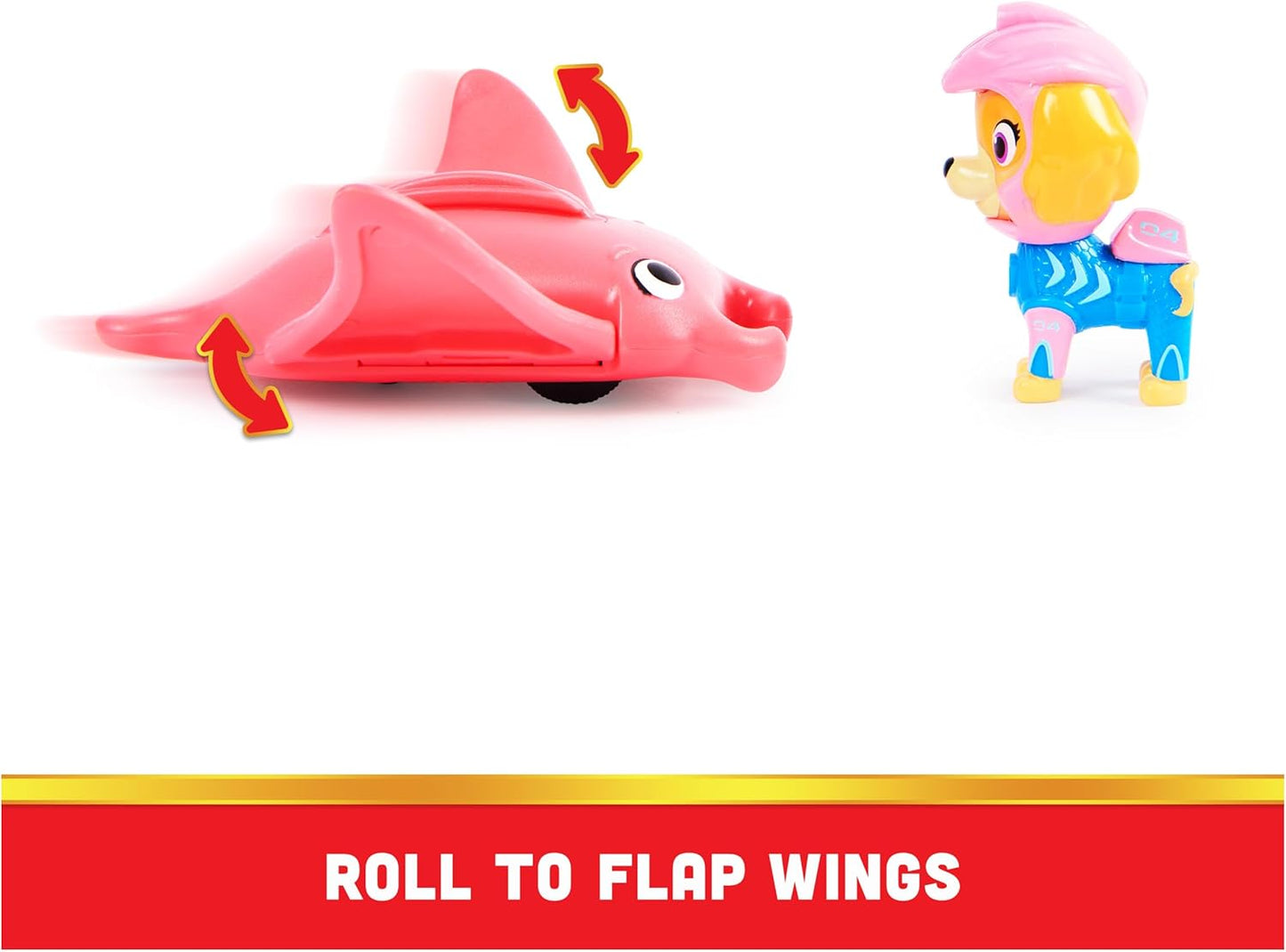 PAW Patrol Aqua Pups Skye and Manta Ray Action Figures Set for Ages 3 and up