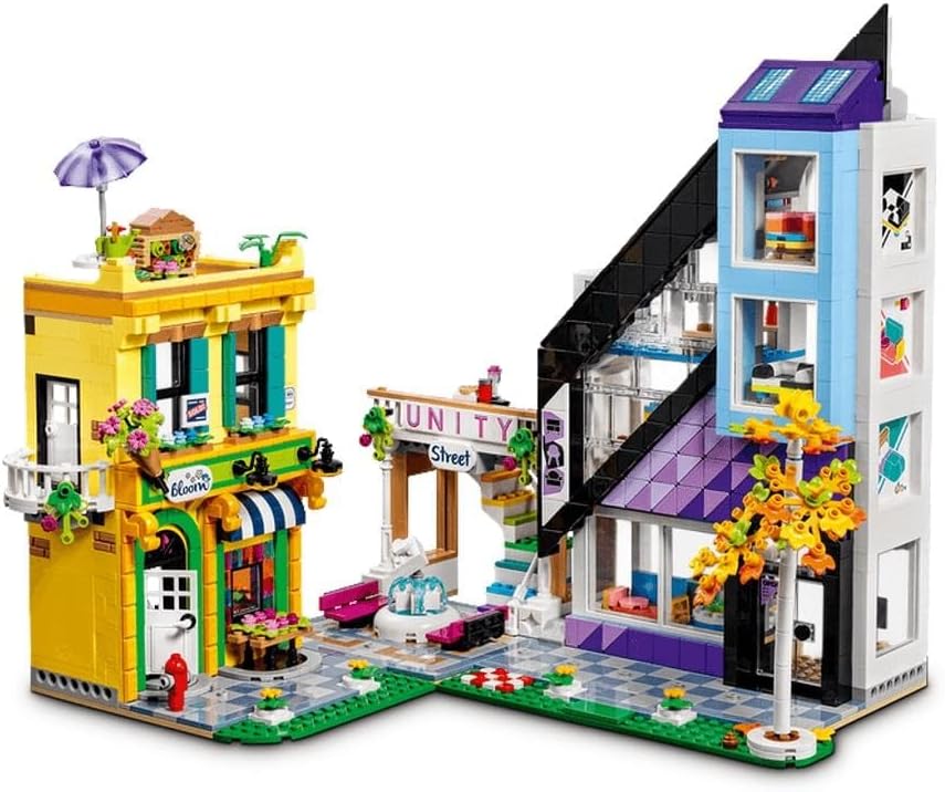 LEGO Friends Downtown Flower and Design Stores 41732 Building Set