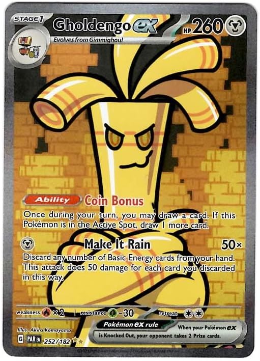 Pokemon - Gholdengo ex 252182 - Paradox Rift - Special Illustration Rare - Single Card