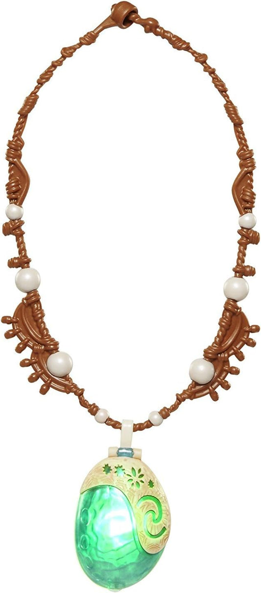 Disney Princess Disney Moana Necklace Light Up Magical Seashell Heart of Te Fiti