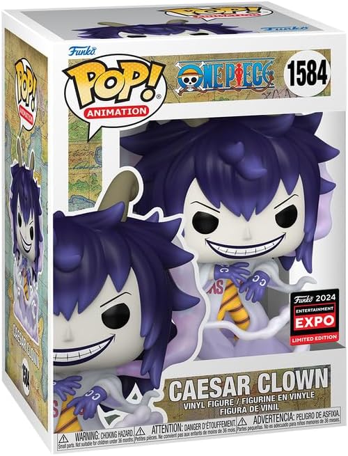 Funko Pop Animation One Piece - Caesar Clown 2024 Limited Edition Entertainment Expo