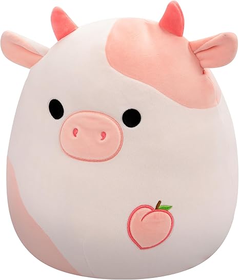 Squishmallows Lilaz Peach Cow Plush