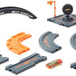 Hot Wheels Toy Car Track Set Pack 10 Track-Building Parts with City Square Bridge 164 Scale Vehicle