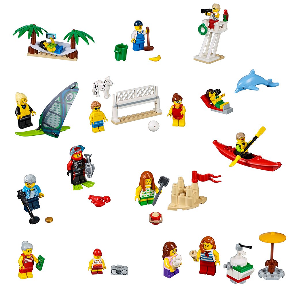 LEGO City Town People Pack Building Kit (169 Piece)