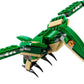 LEGO Creator 3 in 1 Mighty Dinosaur Toy Transforms from T. rex to Triceratops to