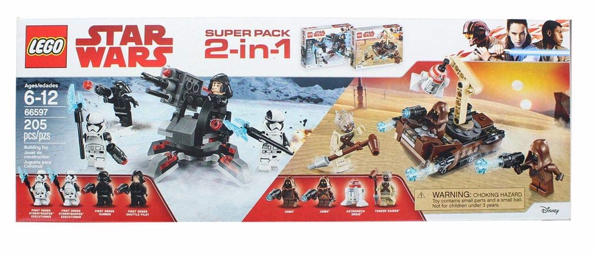 LEGO Star Wars Super Battle Pack 2 in 1 Includes Tatooine and First Order Specialist Packs