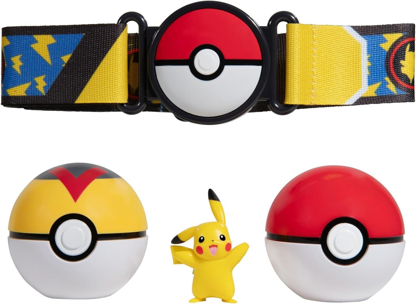Pokemon Pikachu Clip 'N' Go Belt Set - 2-Inch Pikachu Battle Figure with Clip 'N' Go Belt