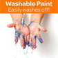 Crayola Washable Paint 12ct Bulk Paint Set for Nontoxic Paint Craft Supplies Teacher