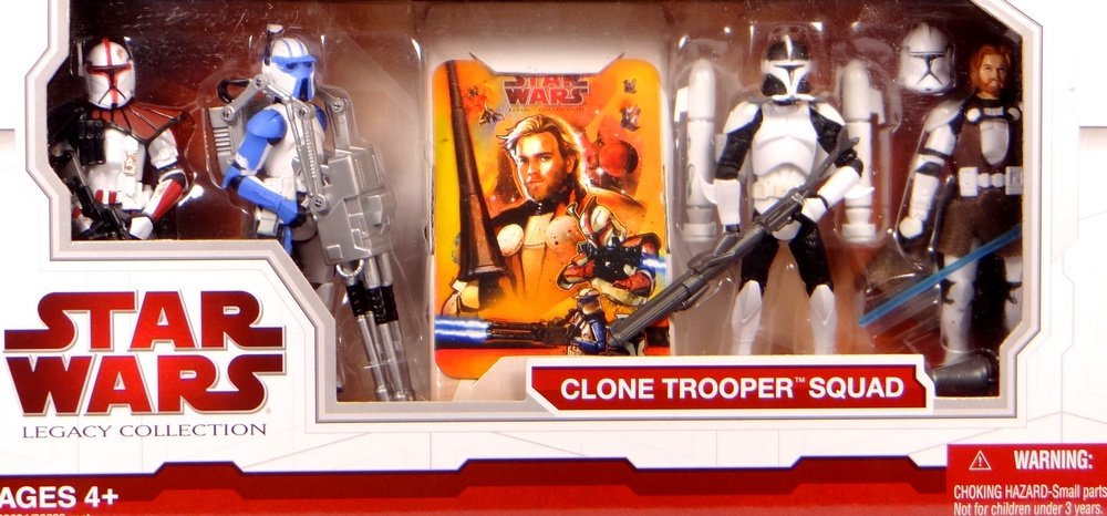 Star Wars Legacy Collection Clone Trooper Squad