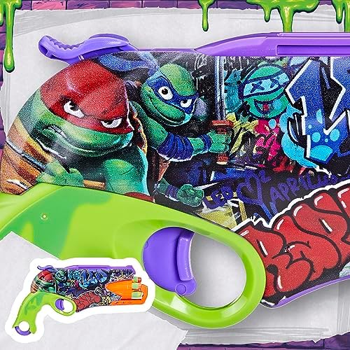 Nerf Teenage Mutant Ninja Turtles Dart Blaster 10 Elite Darts Easter Basket Stuffers Ages