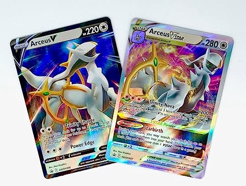 Pokemon Arceus V Vstar - Pokemon Card Lot - Black Star Promo SWSH307 SWSH306