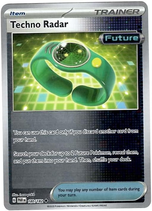 Pokemon - Techno Radar 180182 - Paradox Rift - Reverse Foil - Single Card