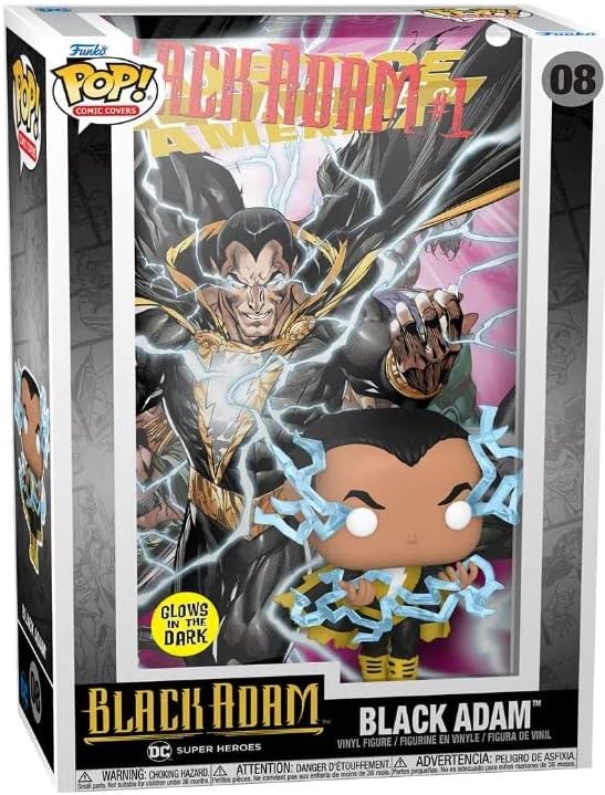 Funko Pop Comic Cover DC Comics - Black Adam Glow Multicolor 64070