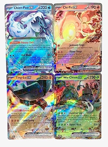 Pokemon Wo Chien ex - Chien Pao ex - Ting Lu ex - Chi Yu ex - Paldea Evolved - Pokemon