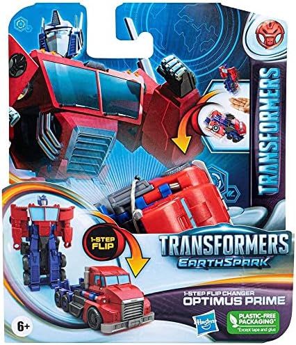 Hasbro Transformers EarthSpark 1 Step Flip Changer Figure Model Random