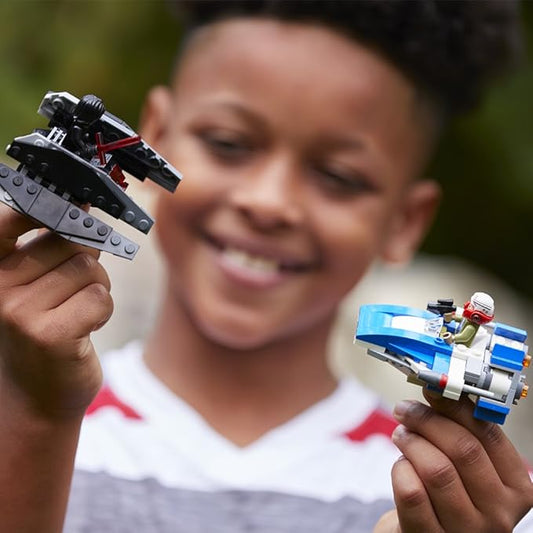 LEGO Star Wars The Last Jedi A-Wing vs. TIE Silencer Microfighters 75196 Building Kit 188
