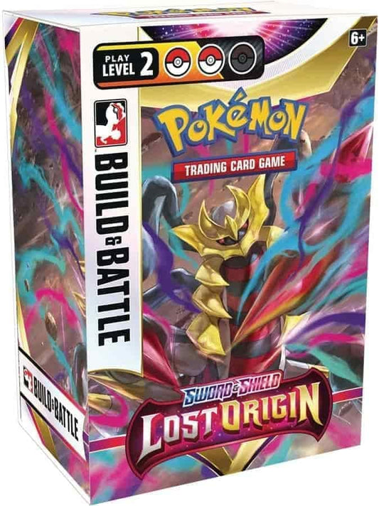 POKEMON TCG Sword and Shield Lost Origin Build and Battle Box