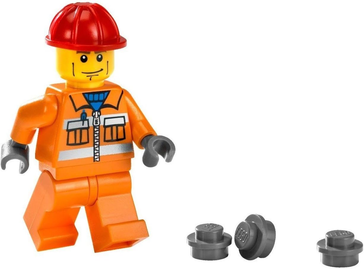 LEGO City Builder Set 5610 Hard Hat Construction Worker with Cement Mixer