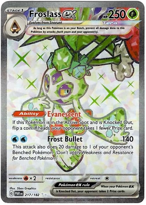 Pokemon - Froslass ex 217182 - Paradox Rift - Tera Full Art - Ultra Rare - Single Card