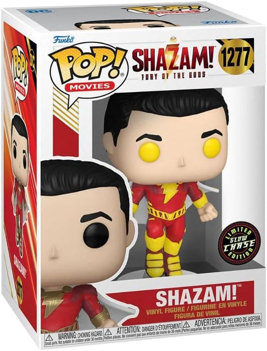 Funko Pop Movies Shazam Fury of The Gods 1277 Shazam Chase Limited Edition
