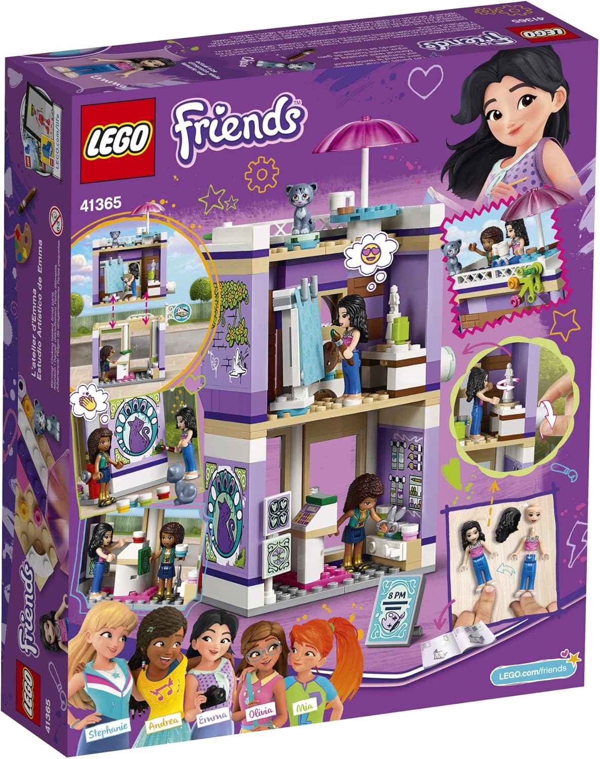 LEGO Friends Emma’s Art Studio 41365 Building Kit