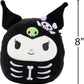 Squishmallows 8" Skeleton Kuromi