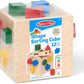 Melissa & Doug Melissa Doug Shape Sorting Cube - Classic Wooden Toy With 12 Shapes