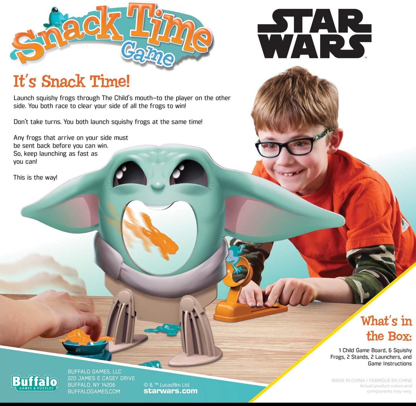 Buffalo Games Star Wars The Mandalorian Snack Time Game