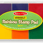 Melissa & Doug Melissa Doug Rainbow Stamp Pad For Rubber Stamps Arts And Crafts Supplies
