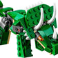 LEGO Creator 3 in 1 Mighty Dinosaur Toy Transforms from T. rex to Triceratops to