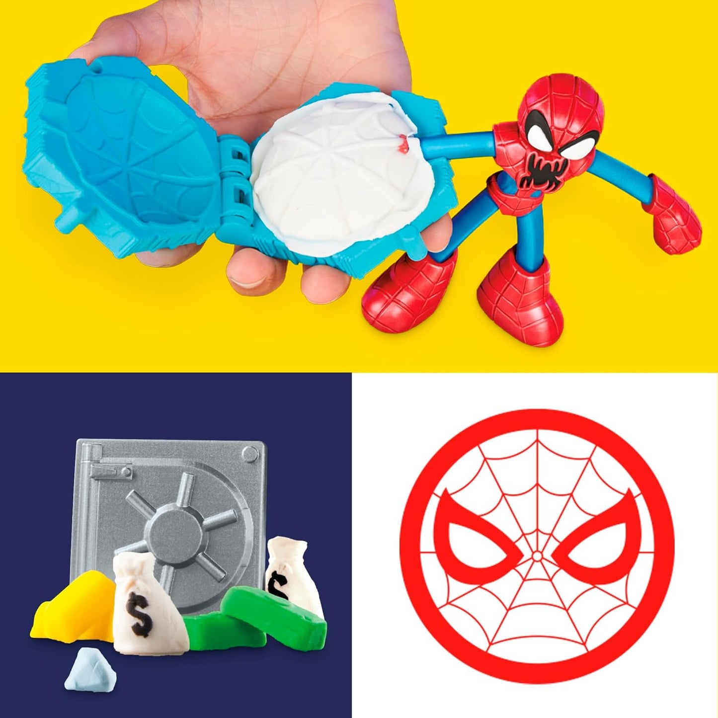 Play-Doh Marvel Spider-Man Launch Slice Battle Playset