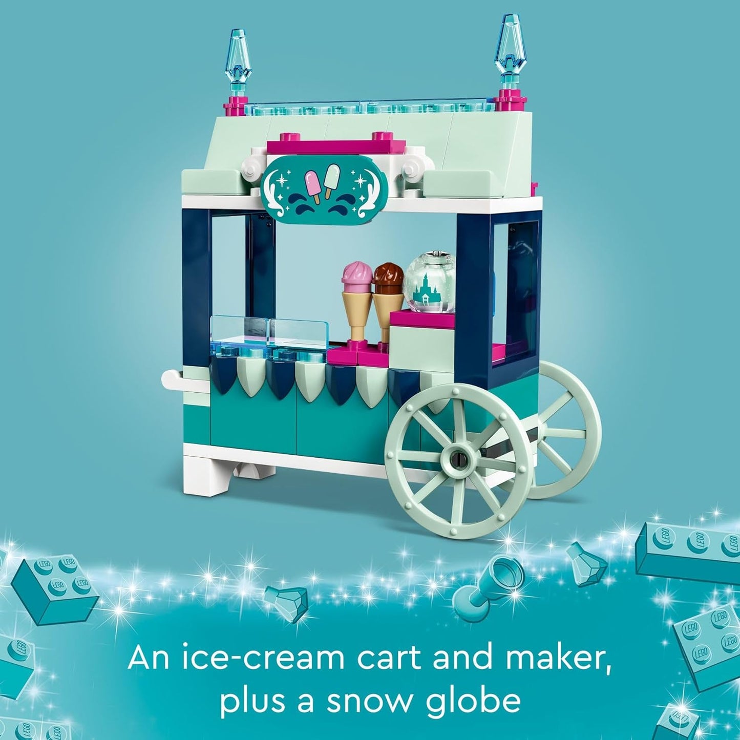 LEGO Disney Frozen Elsa’s Frozen Treats Building Set, Includes  Elsa Mini-Doll and a Snowgie Figure