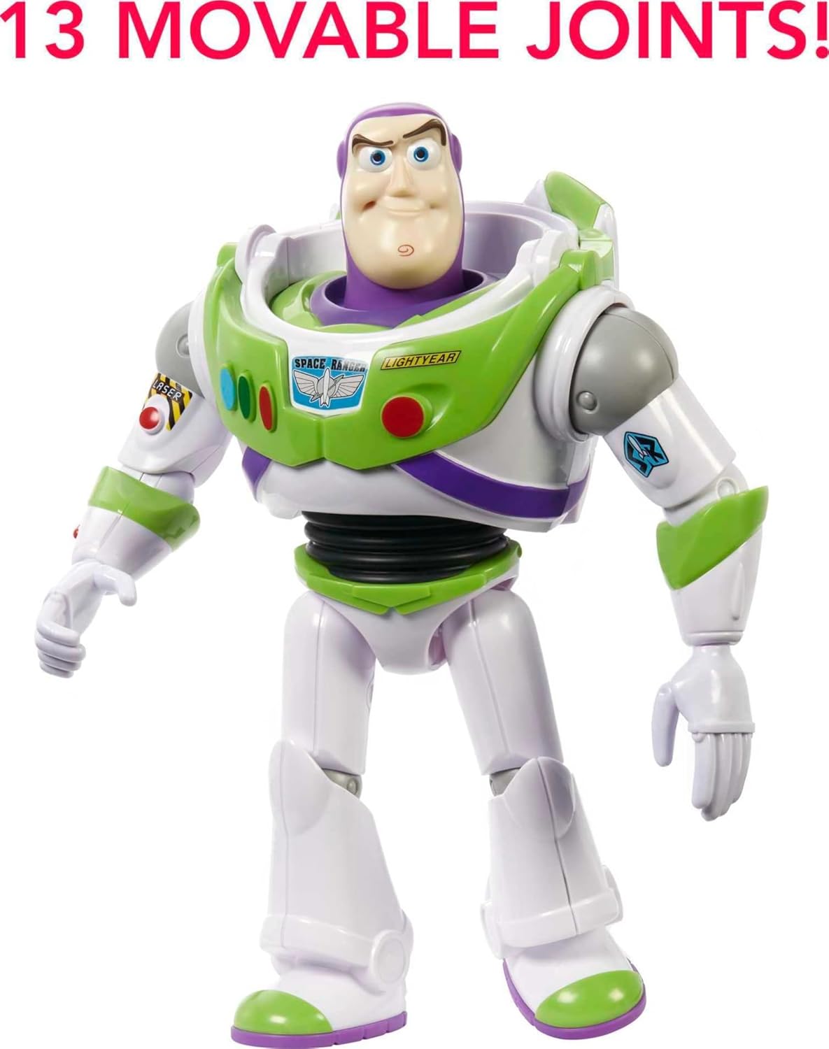 Mattel Disney Pixar Toy Story Large Action Figure Posable Buzz Lightyear in Spacesuit