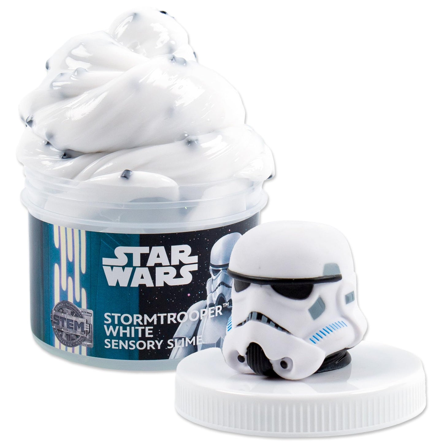 STAR WARS Stormtrooper White Slime, 8oz - Pre-Made Slime for Kids & Adults