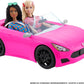 Barbie Toy Car Bright Pink Doll