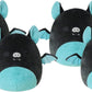 Squishmallows 12-Inch Aldous Teal and Black Fruit Bat - Medium-Sized Ultrasoft Official Kelly Toy Plush