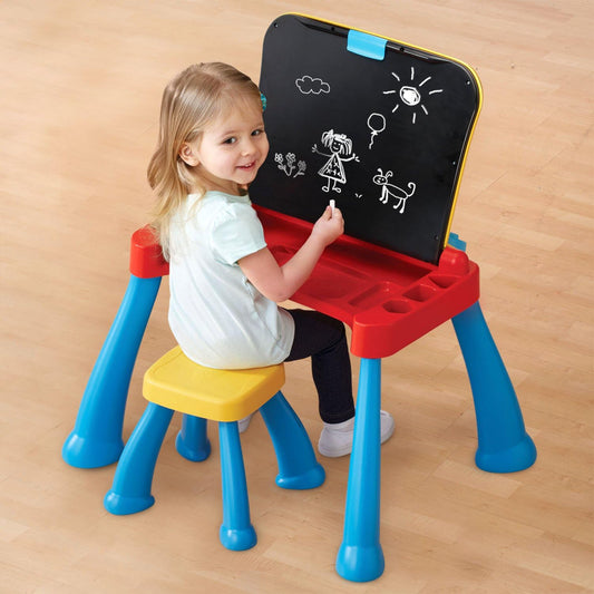 VTech Touch and Learn Activity Desk Deluxe Frustration Free Packaging