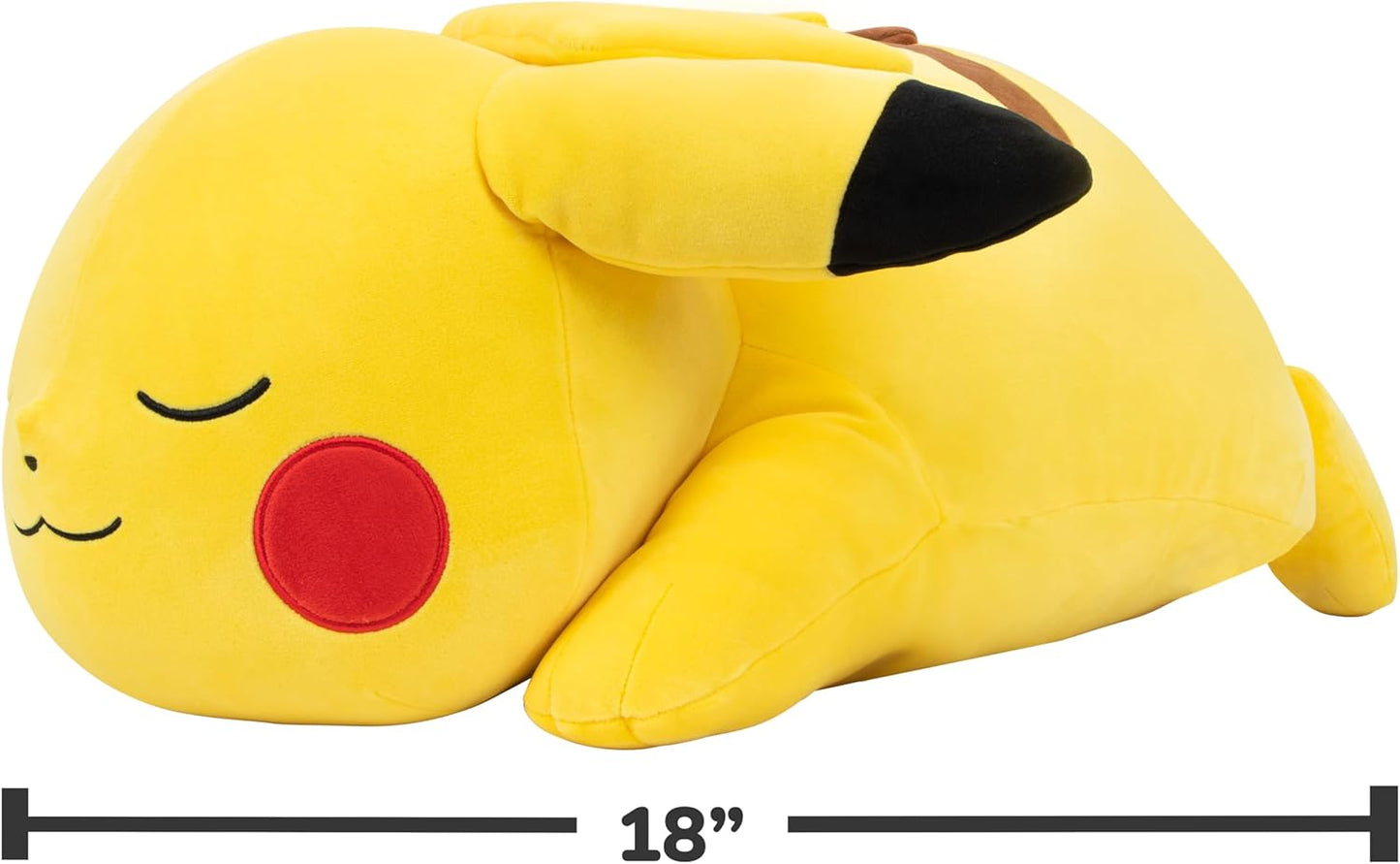 Pokemon Pikachu Sleeping Plush - 18-Inch Premium Plush in Sleeping Pose