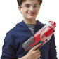 NERF Elite Disrupter Blaster 6-Dart Rotating Drum Slam Fire Translucent Red Easter Gifts