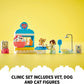 LEGO DUPLO Town Visit to The Vet Clinic Pet-Care Role-Play Toy Dog Cat and Veterinarian
